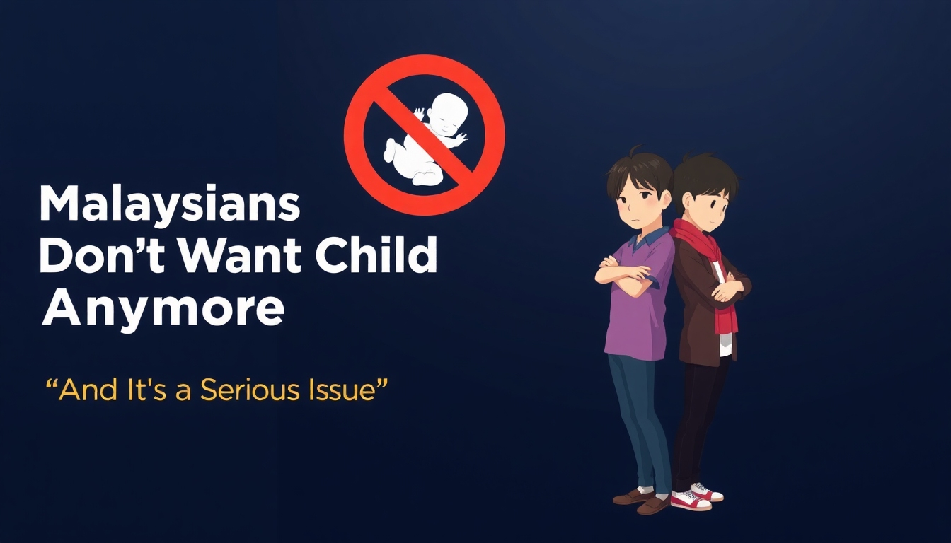 Malaysians Don’t Want Child Anymore : Serious Problem in Malaysia
