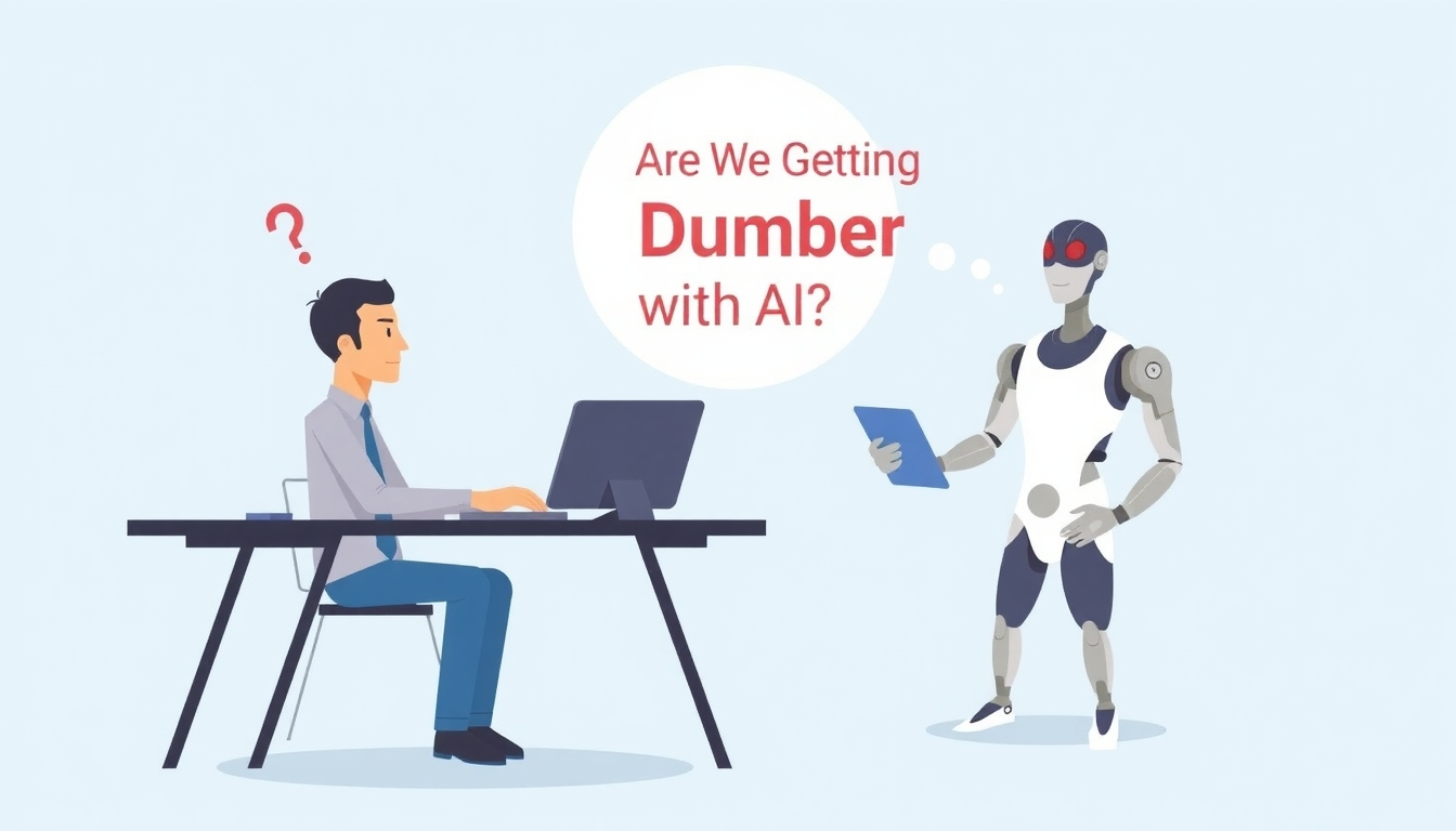 Are We Getting Dumber with AI? Is AI Making Us Smarter or Lazier?