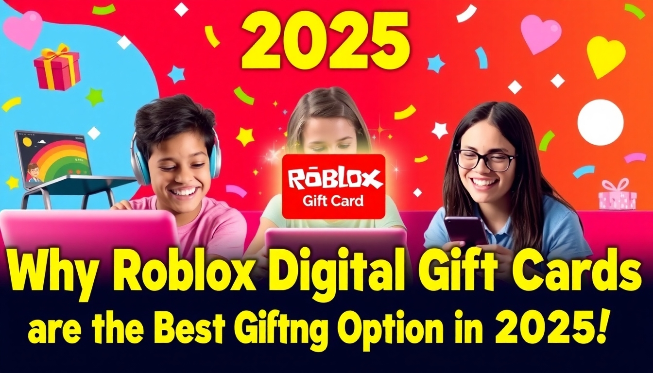 Why Roblox Digital Gift Cards Are the Best Gifting Option in 2025 (and Where to Get Them)