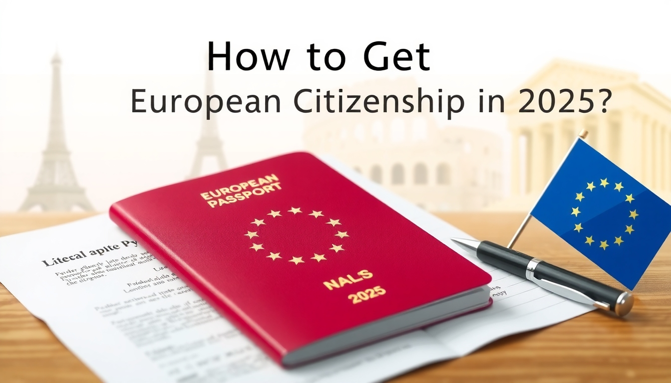 How to get European Citizenship in 2025? Your Ultimate Guide